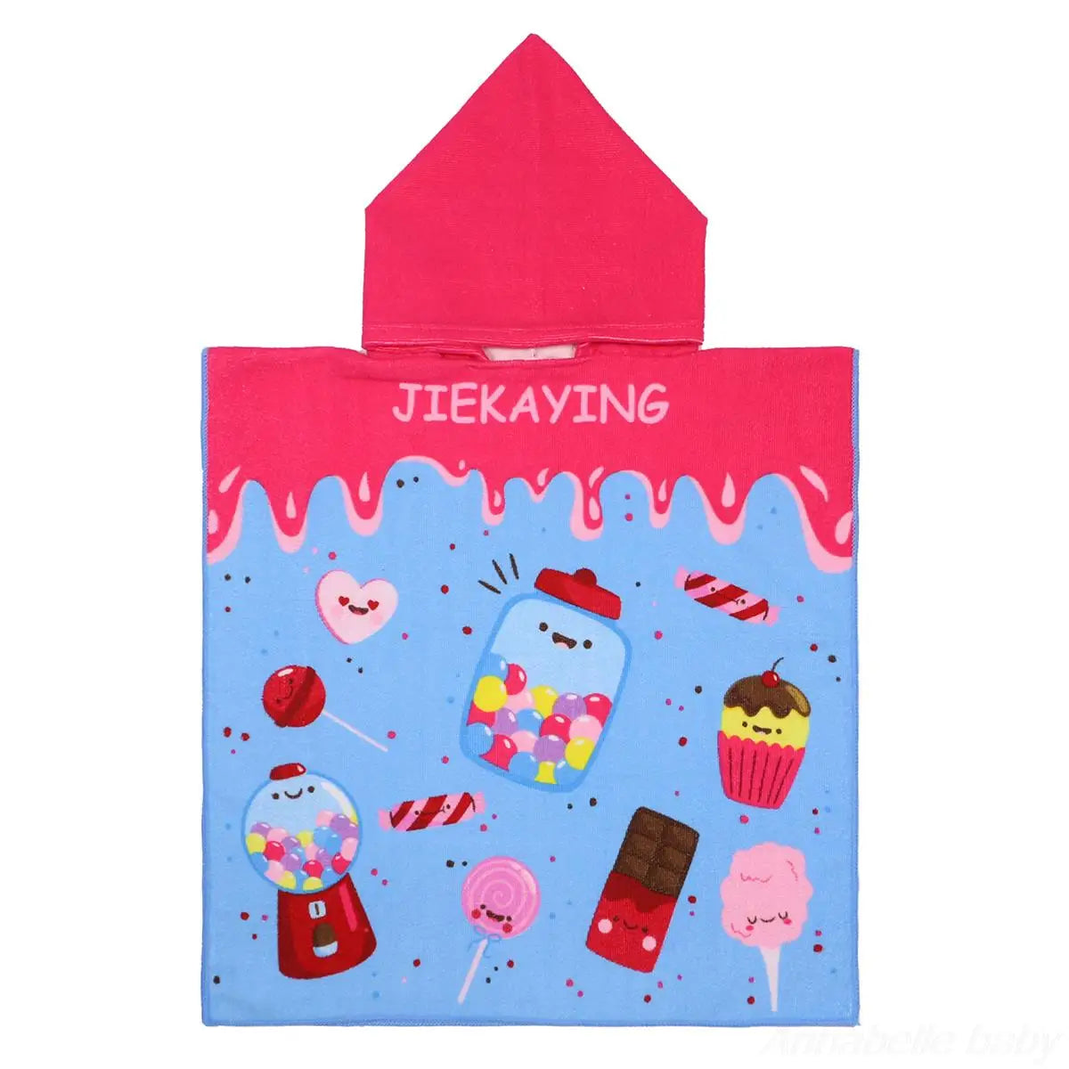Children Hooded Cloak Beach Towel Kids Swimwear Bath Towel Robes for Boy Girl Toddler Baby Cloak Cape Microfiber Cotton Bathrobe