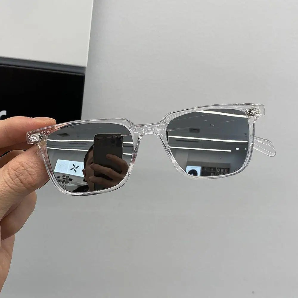 New Leopard Dark Green Square Sunglasses Man Shades Male Sun Glasses Brand Designer Travel Vintage Sun Glasses Oculos De Sol