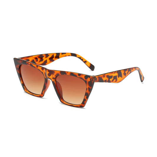 New Fashion Wide Frame Small Rectangle Sunglasses Female Shades Vintage Eyewear UV400 Candy Color Cycling Girls Boys Sun Glasses